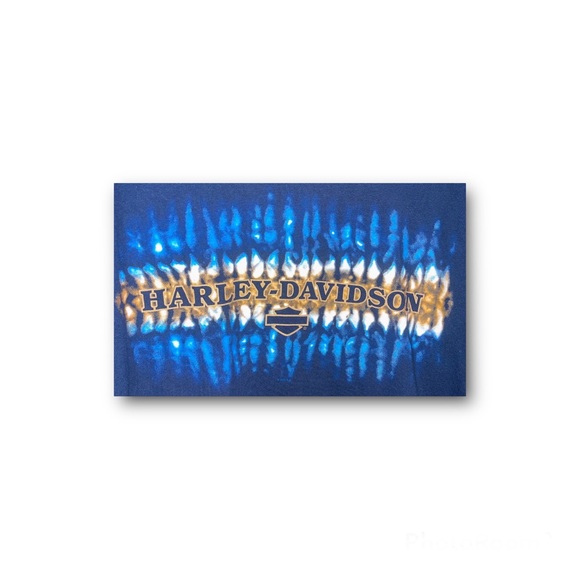 Vintage Blue XL Harley Davidson Myrtle Beach Short Sleeve Shirt - Picture 3 of 5